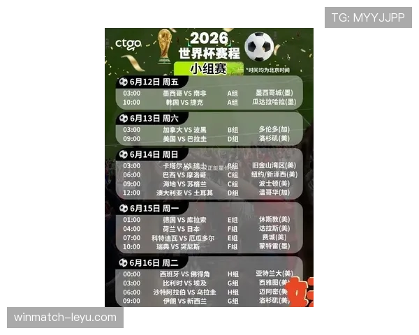 2026世界杯东道主球队是否拥有赛程优势 2026世界杯东道主球队是否拥有赛程优势